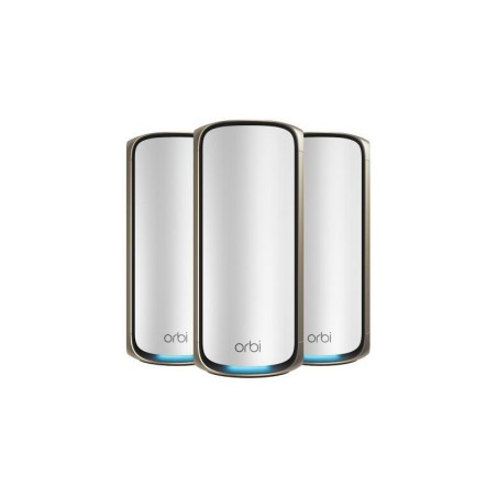 NETGEAR Orbi 970 Series Quad-Band WiFi 7, 3-Pack Quad-band (2.4 GHz   5 GHz-1   5 GHz-2   6 GHz) Wi-Fi 6 (802.11ax) Gris Interno