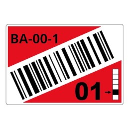 Brother LTZ14090FCB self-adhesive label Rectangle Red