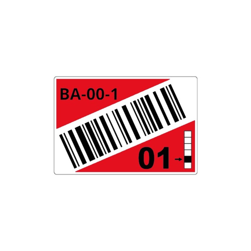 Brother LTZ14090FCB self-adhesive label Rectangle Red