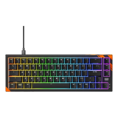 CHERRY K5 PRO TMR COMPACT keyboard Gaming USB QWERTY US English Black, Orange