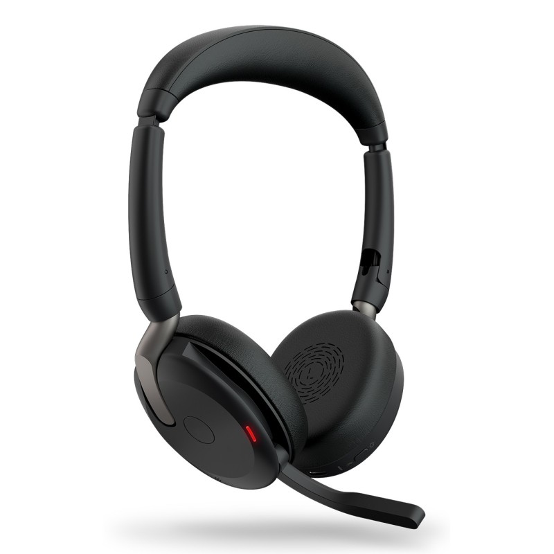 Jabra Evolve2 65 Flex Casque Sans fil Arceau Bureau Centre d'appels USB Type-A Bluetooth Socle de chargement