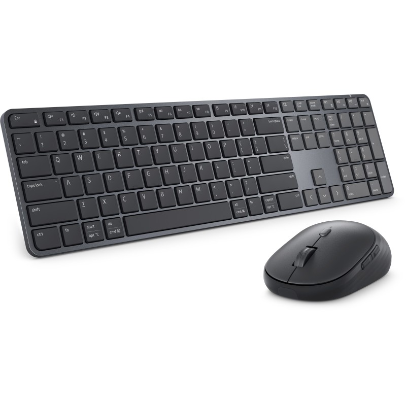 DELL Pro 7 Slim KM726 teclado Ratón incluido Hogar   Oficina RF Wireless + Bluetooth QWERTY Internacional de EE.UU. Negro