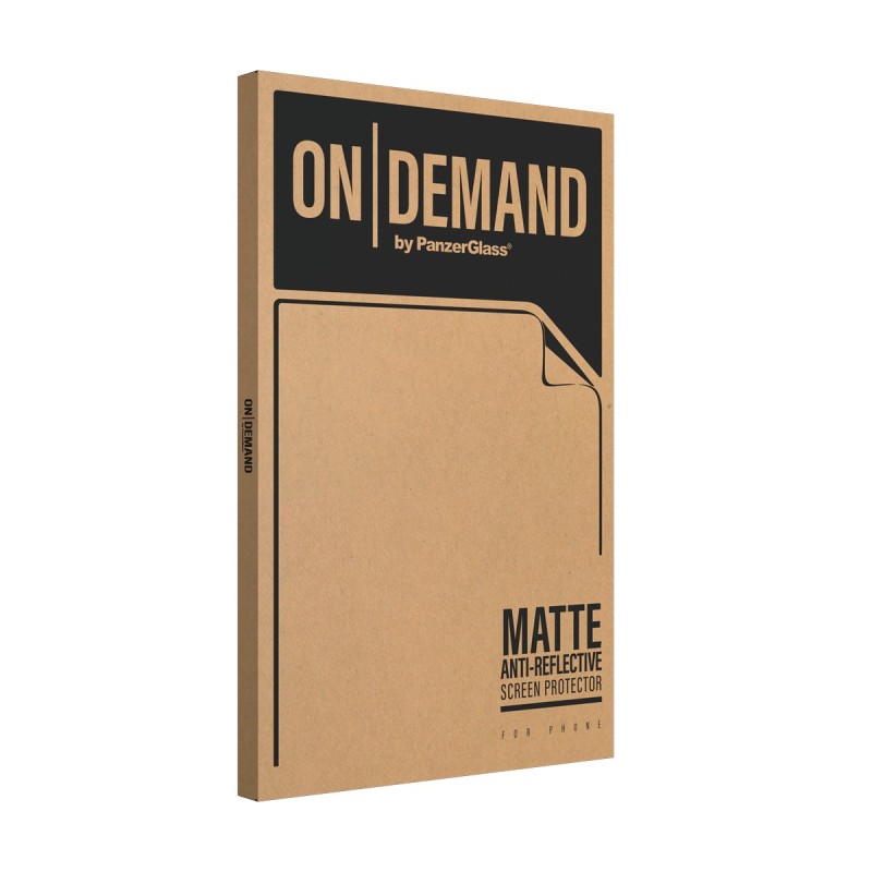 PanzerGlass On-Demand by ® Matte Anti-Reflective Displayschutzfilm | Phone | Maschine V2