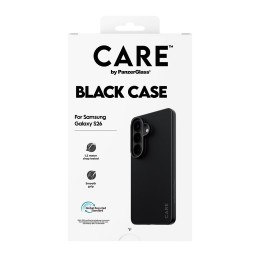 PanzerGlass CARE™ by ® TPU Case Black Samsung Galaxy S26 funda para teléfono móvil Negro