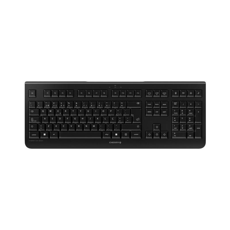 CHERRY KW 3000 tastiera Universale RF Wireless QWERTY Portoghese Nero
