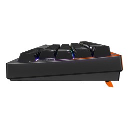 CHERRY K5 PRO TMR COMPACT keyboard Gaming USB AZERTY French Black, Orange