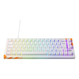CHERRY K5 PRO TMR COMPACT keyboard Gaming USB QWERTY UK English Orange, White