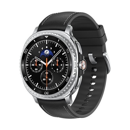 Samsung Galaxy Watch 8 Classic 3,3 cm (1.3") AMOLED 46 mm Digital 438 x 438 Pixeles Pantalla táctil 4G Plata Wifi GPS (satélite)
