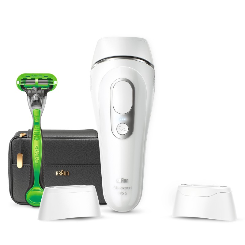 Braun Silk-expert Pro Silk·expert Pro 5 PL5145 Lumière pulsée Argent, Blanc