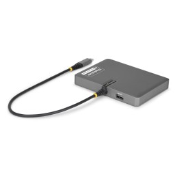 StarTech.com QUAD-USB-DP-ADAPT station d'accueil Avec fil USB 3.2 Gen 1 (3.1 Gen 1) Type-C Gris