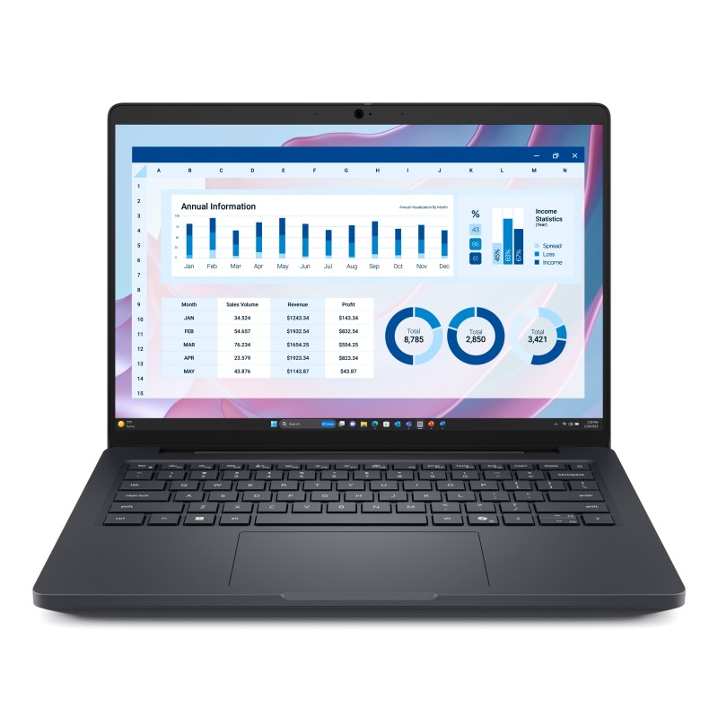 DELL Pro Max 14 MC14255 Copilot+ PC AMD Ryzen AI 7 PRO 350 Workstation mobile 35,6 cm (14") Full HD+ 32 GB LPDDR5x-SDRAM 1 TB