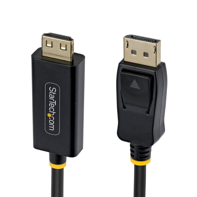 StarTech.com 1M-DP-HDMI-4K60-GR video cable adapter 39.4" (1 m) DisplayPort HDMI Type A (Standard) Black