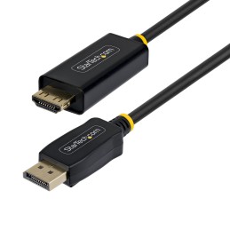 StarTech.com 1M-DP-HDMI-4K60-GR video cable adapter 39.4" (1 m) DisplayPort HDMI Type A (Standard) Black