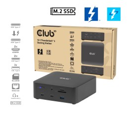 CLUB3D CSV-2562 laptop dock port replicator Wired Thunderbolt 5 Black