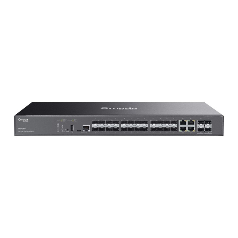 TP-Link SG5428XF commutateur réseau Géré L3 Noir