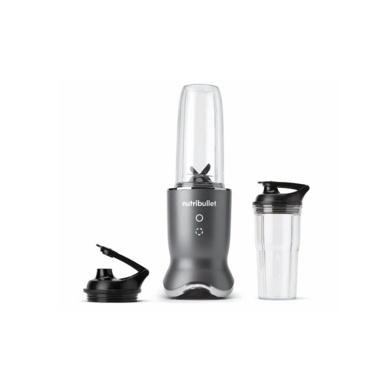 NutriBullet NB1206DGCC 0,9 L Frullatore da tavolo 1200 W Nero, Trasparente