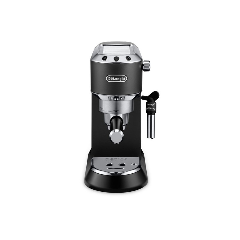 De’Longhi Dedica Style Dedica EC685.BK Macchina da Caffè Manuale Espresso e Cappuccino, Compatibile con Polvere o Cialde