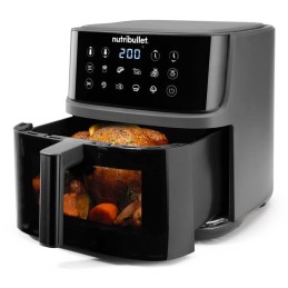 NutriBullet CrispLite Vision Single 8 L Stand-alone 2000 W Hot air fryer Black