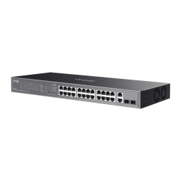 TP-Link ES228GP Netzwerk-Switch Managed L2 Gigabit Ethernet (10 100 1000) Power over Ethernet (PoE) Schwarz