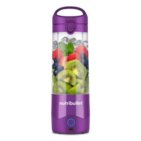 NutriBullet Portable – Mini Frullatore Compatto e Portatile, Ricaricabile USB-C, Smoothie Maker, Viola (NBP003PU)