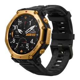 Amazfit T-Rex 3 Pro 1.5" AMOLED 48 mm Digital 480 x 480 pixels Touchscreen Gold Wi-Fi GPS (satellite)