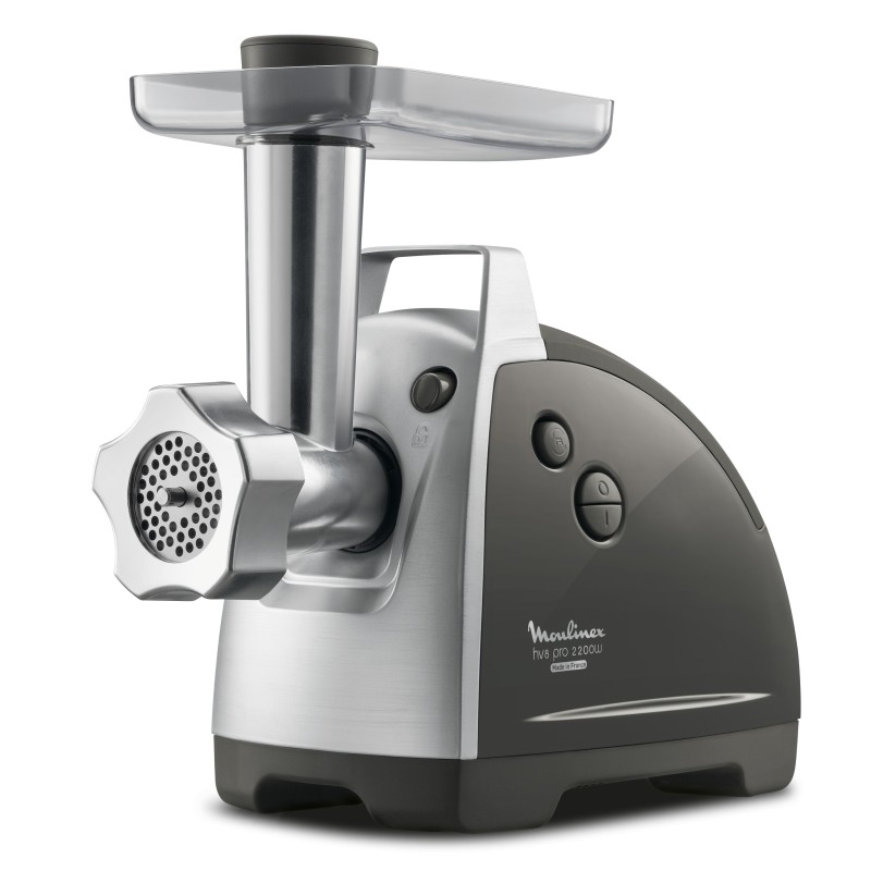 Moulinex HV8 Pro ME6868 mincer 2200 W Gray, Stainless steel