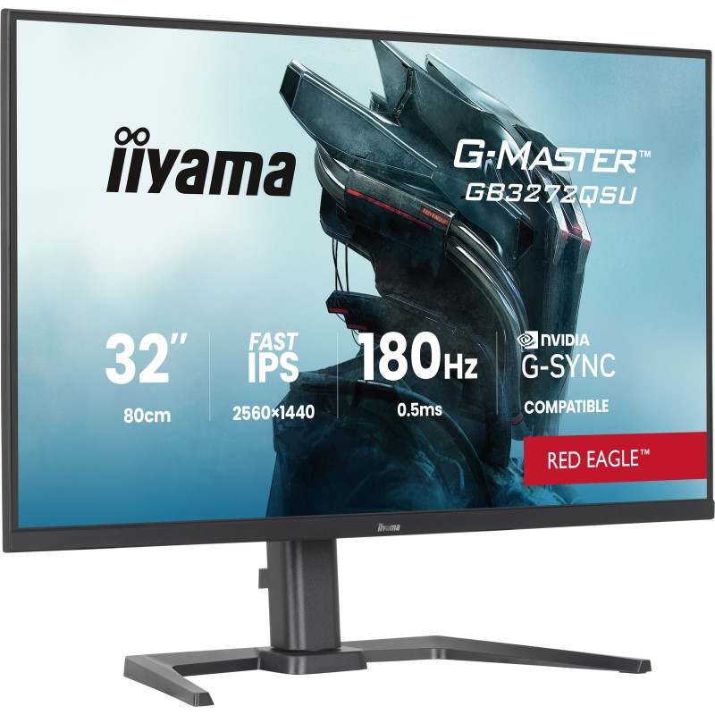 iiyama G-MASTER GB3272QSU-B1 pantalla para PC 80 cm (31.5") 2560 x 1440 Pixeles Quad HD LED Negro