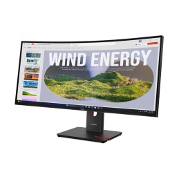 Lenovo ThinkVision T34WD-40 computer monitor 34" 3440 x 1440 pixels Wide Quad HD LED Black