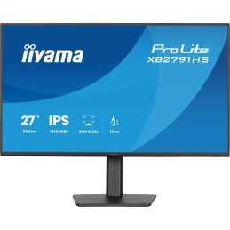 iiyama ProLite XB2791HS-B1 pantalla para PC 68,6 cm (27") 1920 x 1080 Pixeles Full HD LED Negro