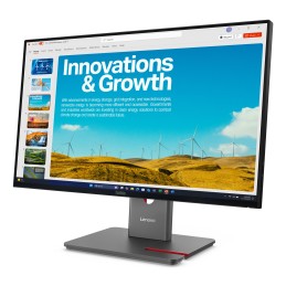 Lenovo ThinkVision P24QD-40 computer monitor 23.8" 2560 x 1440 pixels Quad HD LCD Black