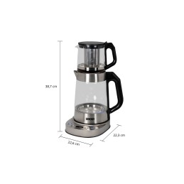 Unold 18215 Samowar Selin electric kettle 1.7 L 1800 W Stainless steel