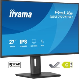 iiyama ProLite XB2797HSU-B1 Computerbildschirm 68,6 cm (27") 1920 x 1080 Pixel Full HD LED Schwarz