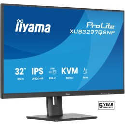 iiyama ProLite XUB3297QSNP-B1 computer monitor 32" 2560 x 1440 pixels Quad HD LED Black