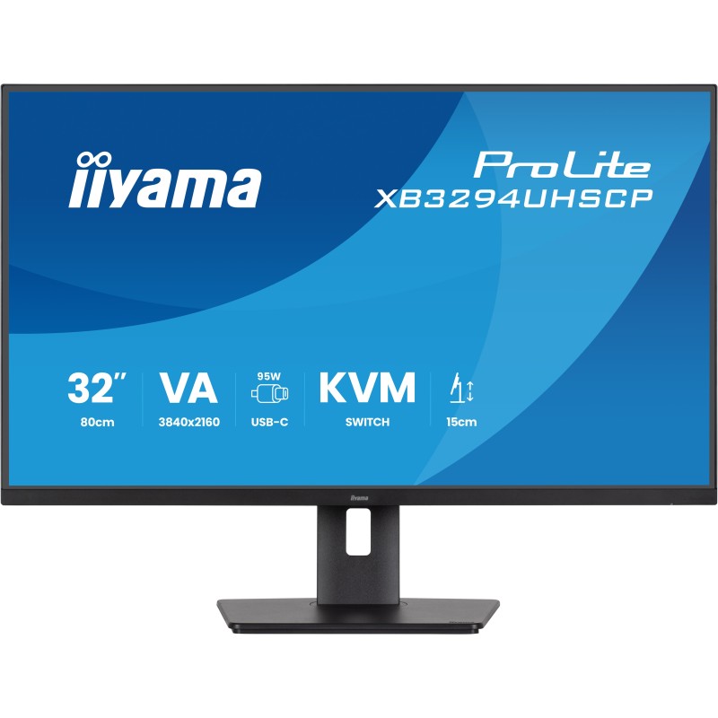 iiyama ProLite XB3294UHSCP-B1 Computerbildschirm 80 cm (31.5") 3840 x 2160 Pixel 4K Ultra HD Schwarz