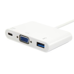 Equip Adaptador USB-C a VGA (HD15), USB-A, 60W USB PD