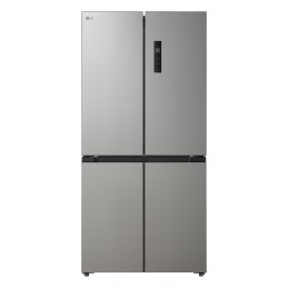 LG GMM41MSBEM Side-by-Side Kühlkombination Freistehend 474 l Silber