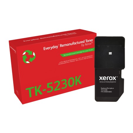 Tóner Everyday™ Negro remanufacturado de Xerox es compatible con Kyocera TK-5230K, Capacidad estándar