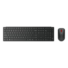 Lenovo 4X31S04814 Tastatur Maus enthalten Büro RF Wireless + Bluetooth Deutsch Schwarz