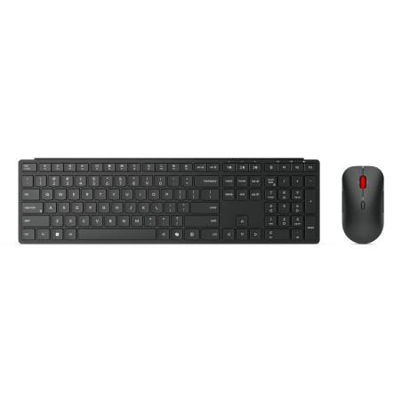 Lenovo 4X31S04814 keyboard Mouse included Office RF Wireless + Bluetooth German Black