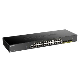 D-Link DGS-1250-28X Managed L3 Gigabit Ethernet (10 100 1000) Black