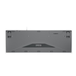 Contour Design Stream tastiera Universale USB QWERTZ Tedesco Grigio