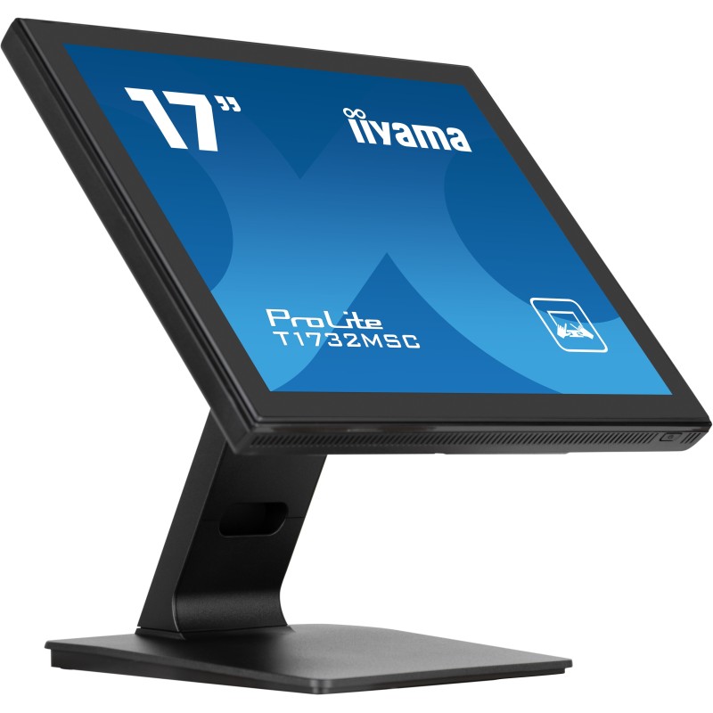 iiyama ProLite T1732MSC-B1SAG Monitor PC 43,2 cm (17") 1280 x 1024 Pixel Full HD LED Touch screen Da tavolo Nero