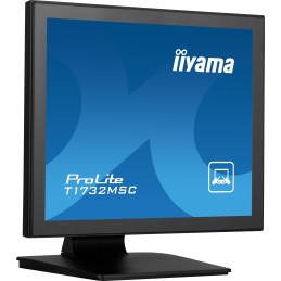 iiyama ProLite T1732MSC-B1SAG computer monitor 17" 1280 x 1024 pixels Full HD LED Touchscreen Tabletop Black