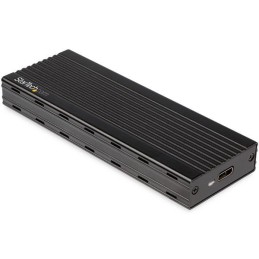 StarTech.com USB-C 10 Gbit s auf M.2 NVMe SSD-Gehäuse - Tragbares externes M.2 NGFF PCIe Aluminiumgehäuse - 1GB s Read Write -