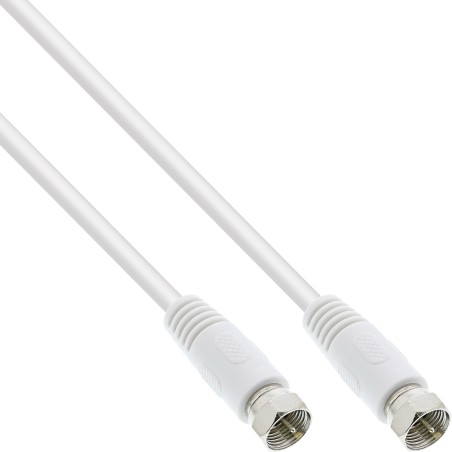 InLine 69315 coaxial cable SAT 590.6" (15 m) F-type White