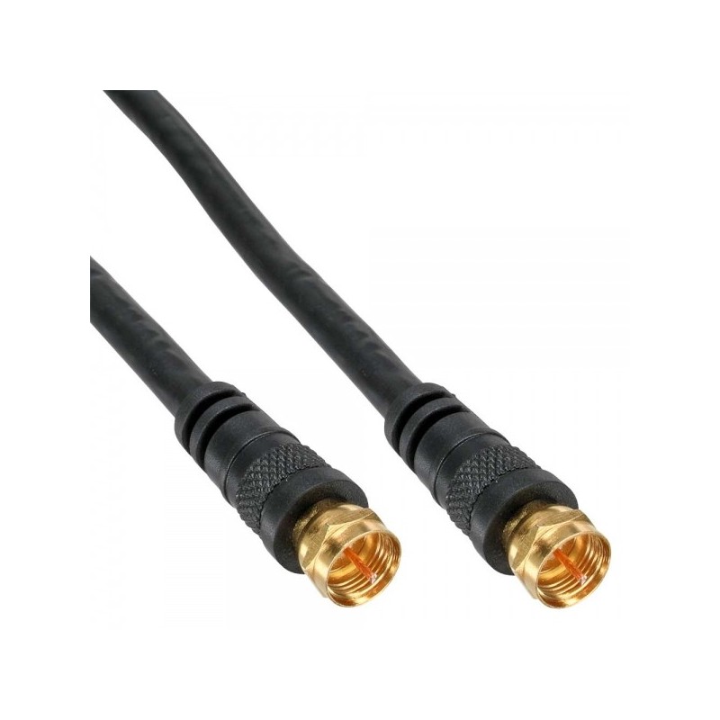 InLine 4043718129706 coaxial cable 590.6" (15 m) F Black