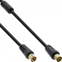 InLine 4043718129447 cable coaxial 20 m IEC Negro
