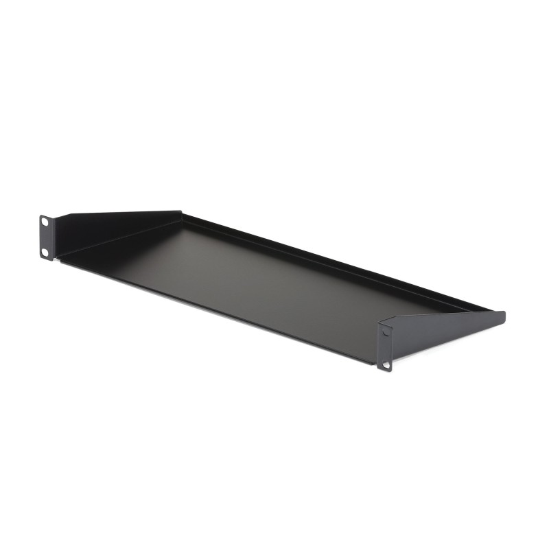 StarTech.com Bandeja Estante Fijo Voladizo Universal 1U de 19" Pulgadas para Rack Armario de Servidores - en Acero - Capacidad