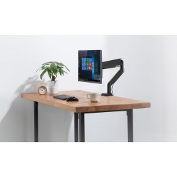 InLine 23158B soporte para monitor 43,2 cm (17") Escritorio Negro