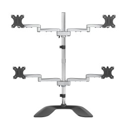 StarTech.com ARMQUADSS monitor mount   stand 32" Desk Black, Silver